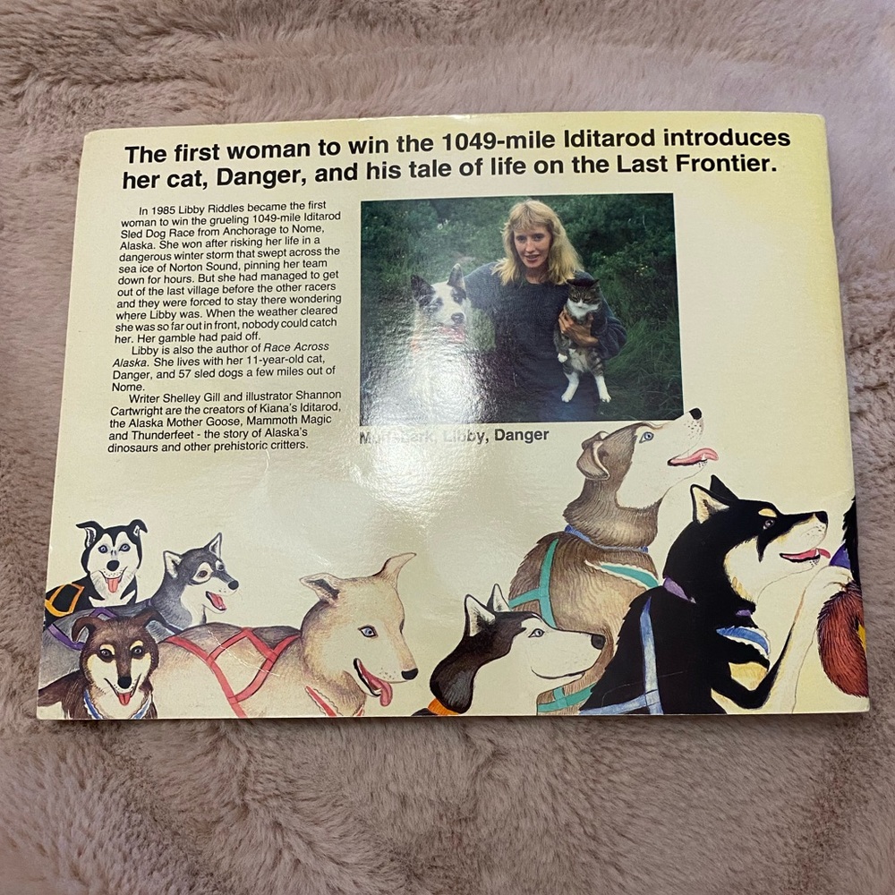Libby Riddles "Danger The Dog Yard Cat" Book 1992 Autographed - Picture 5 of 5